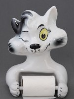 Держатель для бумаги Кот хулиган