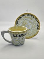 Чайная пара квадро рис.