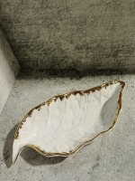 Салатник "Лист" зол.